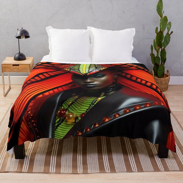 Item preview, “Vibrant African Neon Style” designed and sold by Art-Vortex-fr.