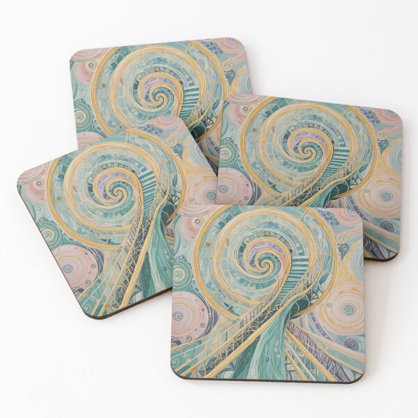 Item preview, Pastel Coaster Dreams designed and sold by Lizetteh.
