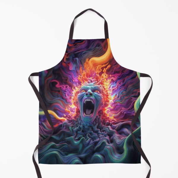 Item preview, “Strange Vision: Screaming Realistic Poker Card” designed and sold by Art-Vortex-fr.