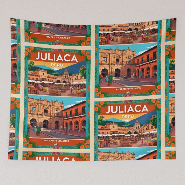 Item preview, Juliaca Peru Vintage Travel Tourism  designed and sold by TravelersGems.