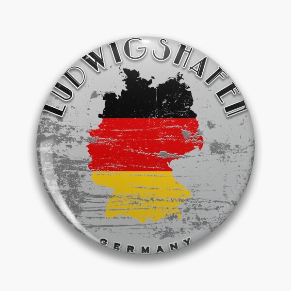 Item preview, Ludwigshafen Germany Flag Worn  designed and sold by World Designs.