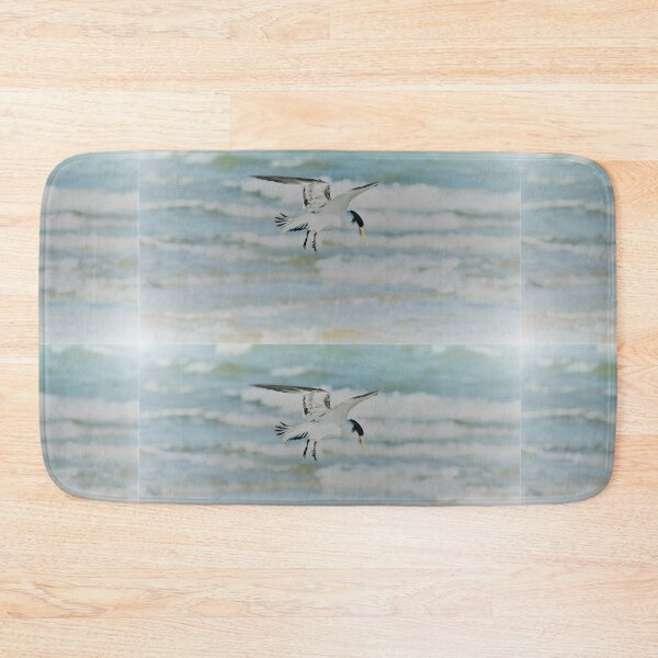 Item preview, Crested Tern takes flight as waves roll in designed and sold by imaginethis.