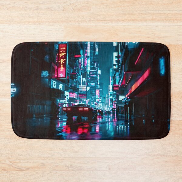 Item preview, Neon Rainy Night City designed and sold by Design-Illusi0n.