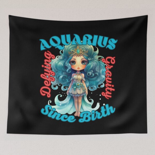 Item preview, Aquarius: Defying Gravity Since Birth. aquarius birthday designed and sold by ZodiacWonders.