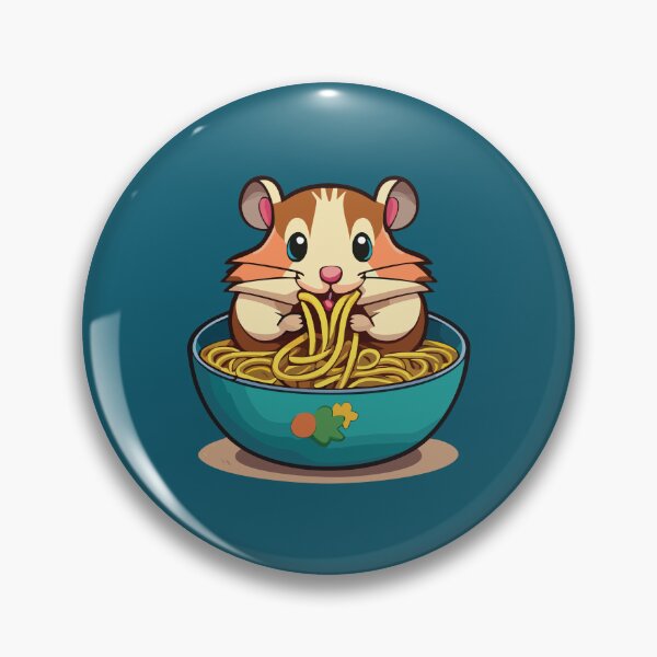Item preview, Hamster eating pasta designed and sold by noor121.