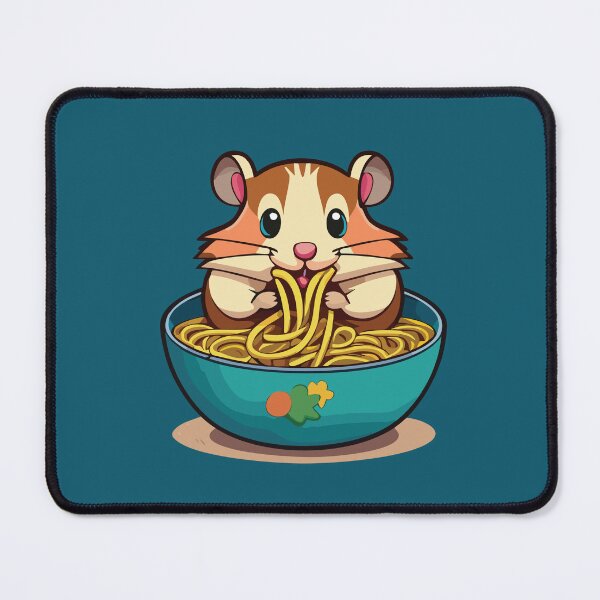 Item preview, Hamster eating pasta designed and sold by noor121.