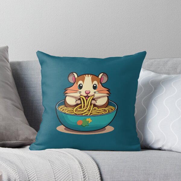 Item preview, Hamster eating pasta designed and sold by noor121.