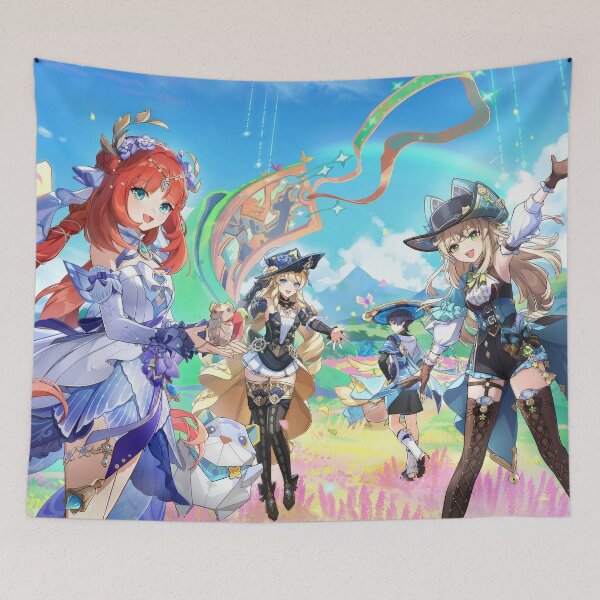 Item preview, Nilou, Navia, Kirara and Wanderer | Genshin Impact designed and sold by Verthalies.