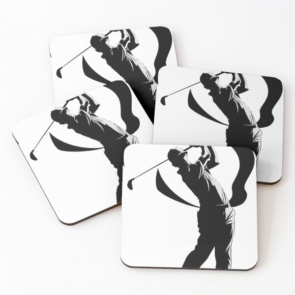 Item preview,  a silhouetted golfer designed and sold by khufra1.