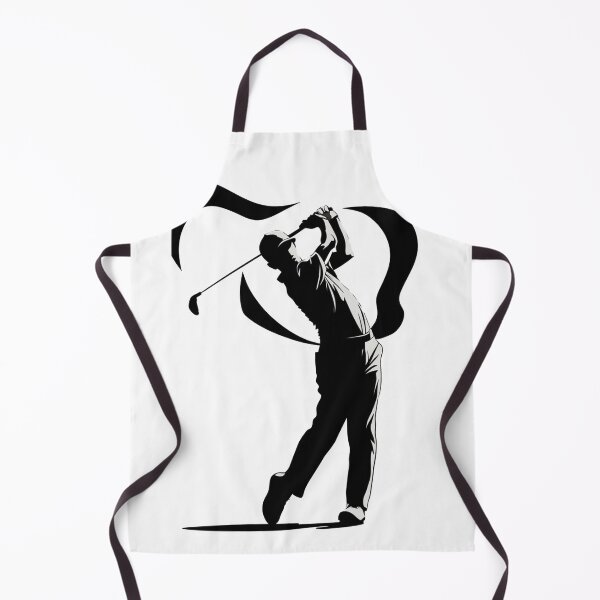 Item preview, a silhouetted golfer designed and sold by khufra1.