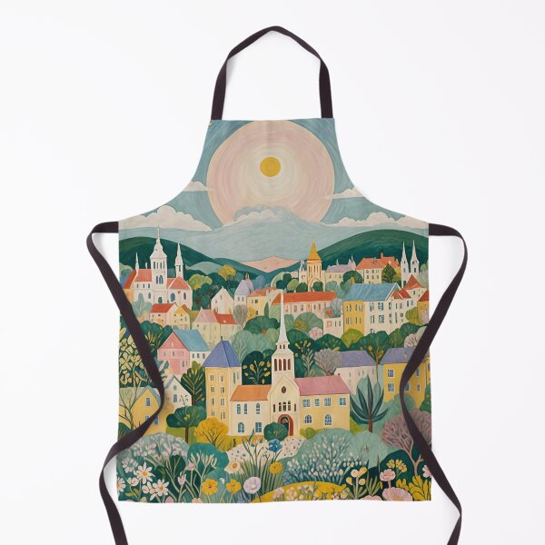 Item preview, Springtime Reverie: Pastel European Cityscape designed and sold by Lizetteh.