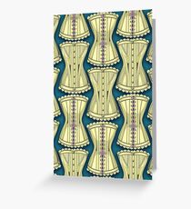 Of Corset Greeting Card