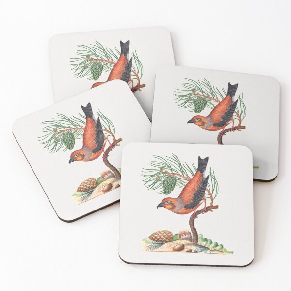 Item preview, Red crossbill with Scots pine (1768) designed and sold by RabbitK.