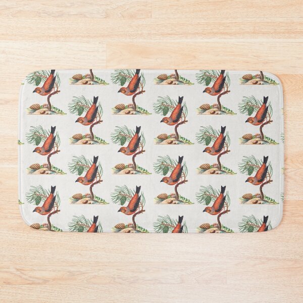 Item preview, Red crossbill with Scots pine (1768) designed and sold by RabbitK.