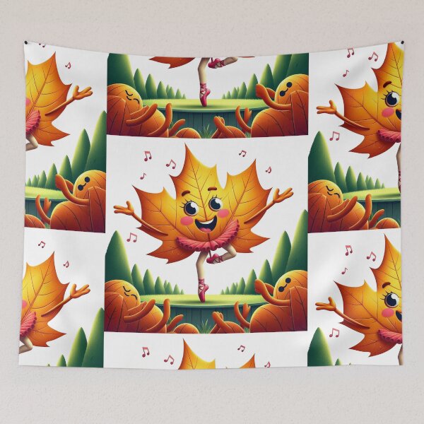 Item preview, Autumn Leaf Dancer designed and sold by Sadia  Jannat.