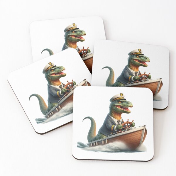 Item preview, Captain Dino Navigates the River designed and sold by daruneenok.