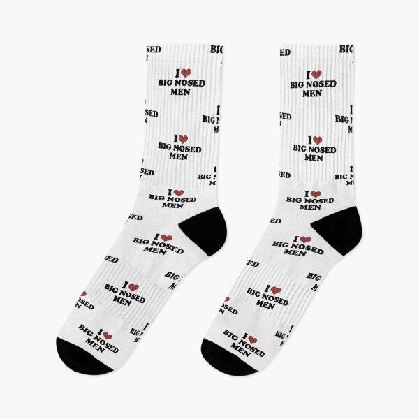 Item preview, I LOVE BIG NOSED MEN. BLACK DESIGN designed and sold by Rejiboustarts.