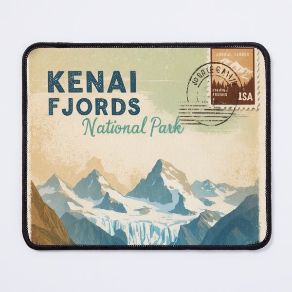 Item preview, Kenai Fjords National Park Postcard Vintage Retro Travel Vintage designed and sold by TravelPostcardGems.