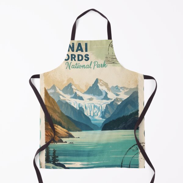 Item preview, Kenai Fjords National Park Postcard Vintage Retro Travel Vintage designed and sold by TravelPostcardGems.