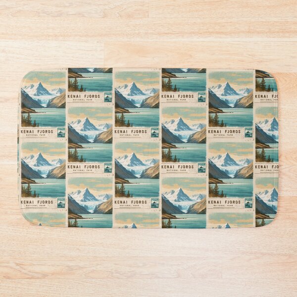 Item preview, Kenai Fjords National Park Postcard Vintage Retro Travel Vintage designed and sold by TravelPostcardGems.
