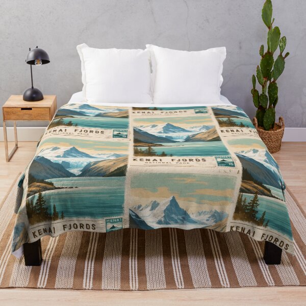 Item preview, Kenai Fjords National Park Postcard Vintage Retro Travel Vintage designed and sold by TravelPostcardGems.