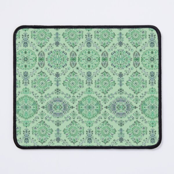 Item preview, Medallion boho mint green designed and sold by Alessandro Remo Mazzoni Remotextiles.
