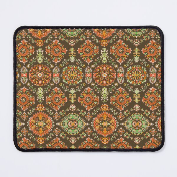 Item preview, Medallion brown earth designed and sold by Alessandro Remo Mazzoni Remotextiles.