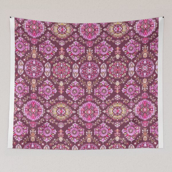 Item preview, Copy of Medallion magenta pink designed and sold by Alessandro Remo Mazzoni Remotextiles.