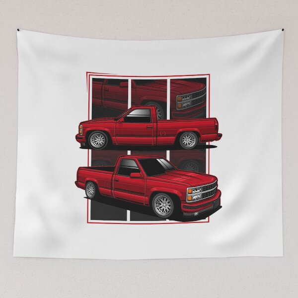 Item preview, Chevrolet C/K 1500 Red designed and sold by vektoranda.