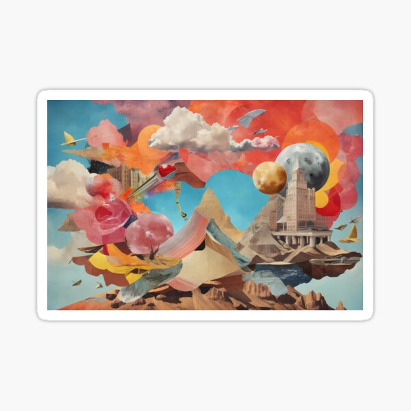 A clash of thoughts Sticker