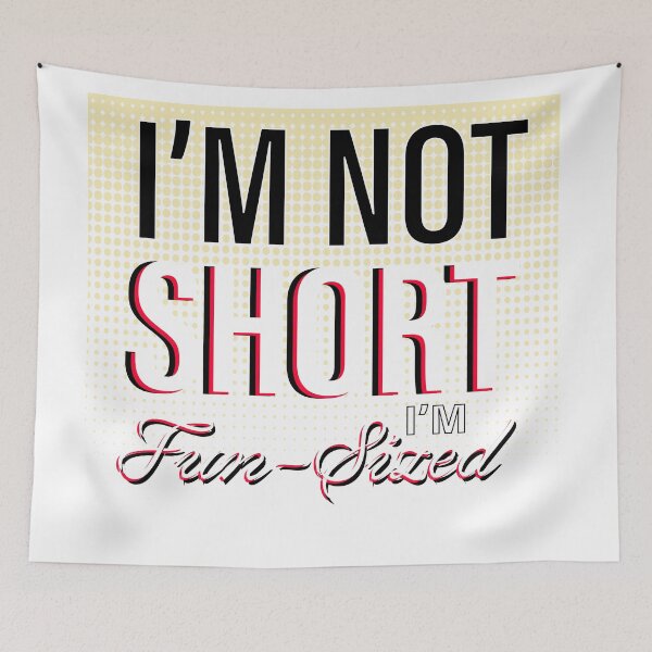Item preview, I'm not short I'm fun sized designed and sold by Legacy Pulp Studio.