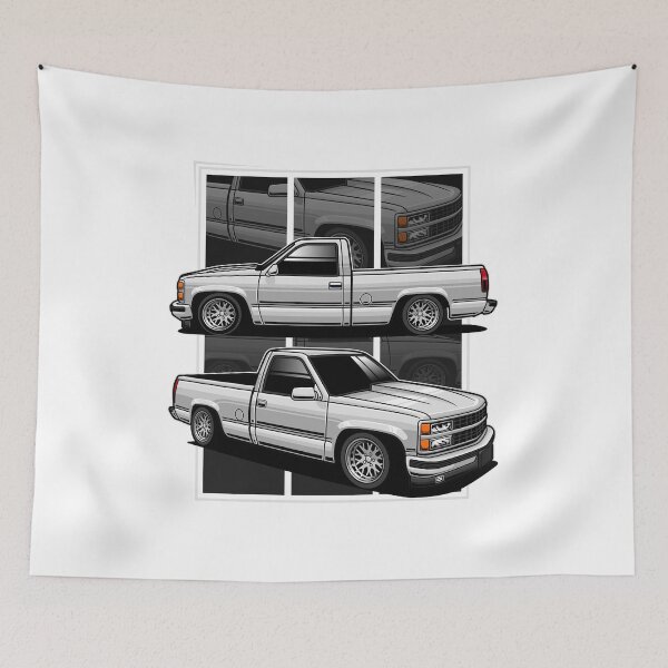Item preview, Chevrolet C/K 1500 White designed and sold by vektoranda.