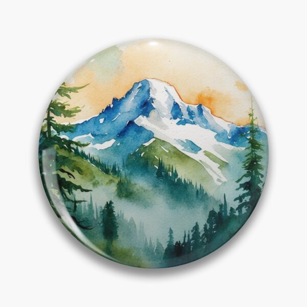 Item preview, Mount Rainier National Park Postcard Vintage Retro Travel Vintage designed and sold by TravelPostcardGems.