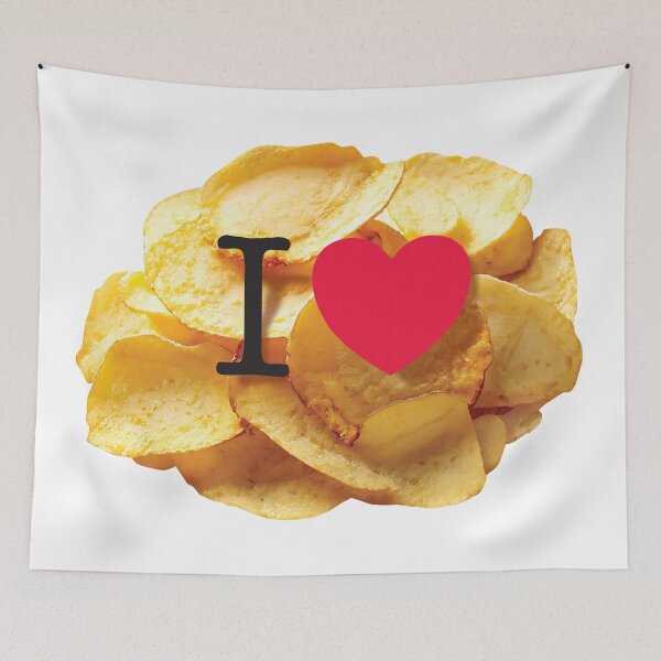 Item preview, I love potato chips and crisps designed and sold by Ricogfx.