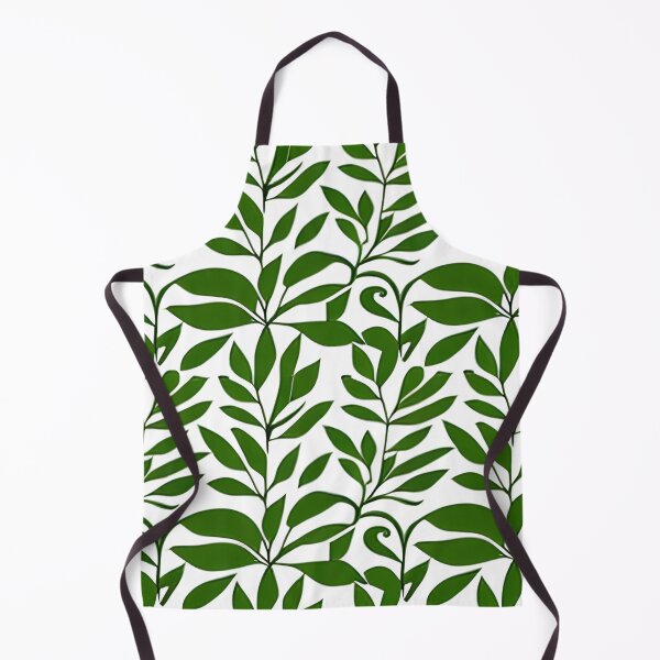 Item preview, Natural Green Chain Leaves Pattern designed and sold by Liza36designs.