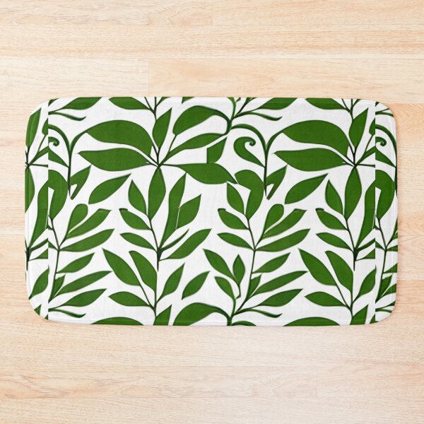 Item preview, Natural Green Chain Leaves Pattern designed and sold by Liza36designs.