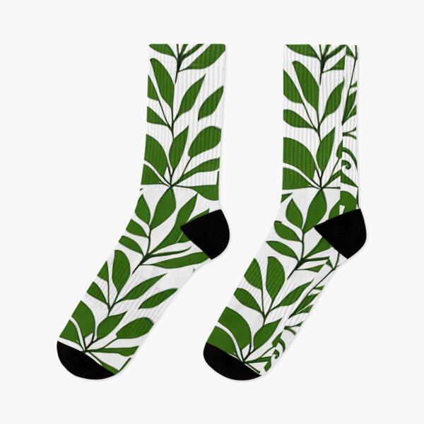 Item preview, Natural Green Chain Leaves Pattern designed and sold by Liza36designs.