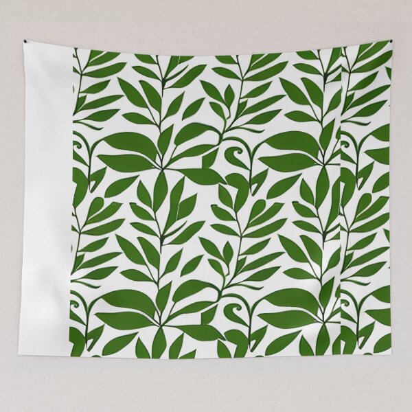Item preview, Natural Green Chain Leaves Pattern designed and sold by Liza36designs.