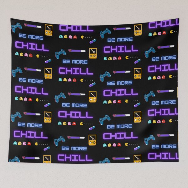 Item preview, Be more chill logo with retro games designed and sold by MusicalCreator.