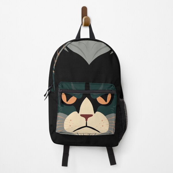 Item preview, Fierce and Serious Cat, headshot designed and sold by iamKaye.