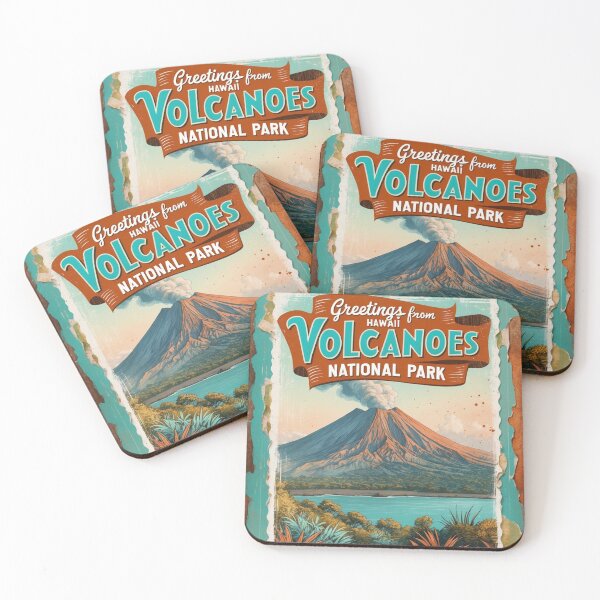 Item preview, Hawaii Volcanoes National Park Postcard Vintage Retro Travel Vintage designed and sold by TravelPostcardGems.