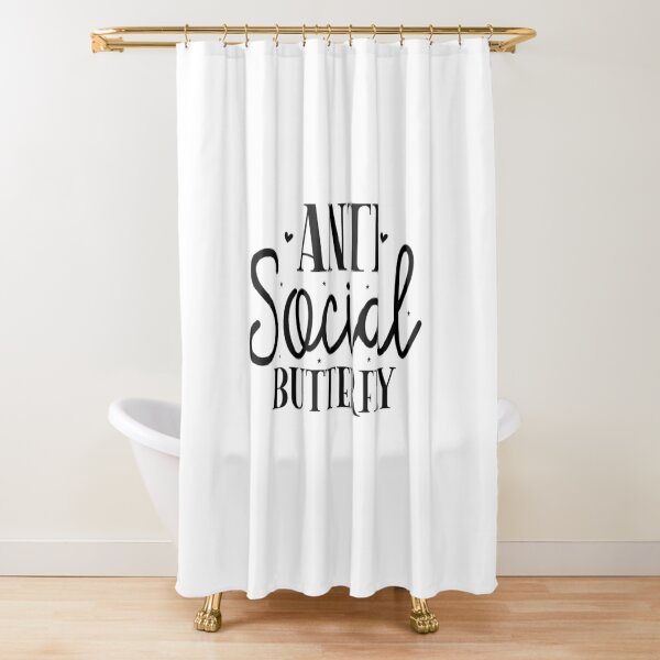 Item preview, Anti social butterfly designed and sold by Made-by-Gus.