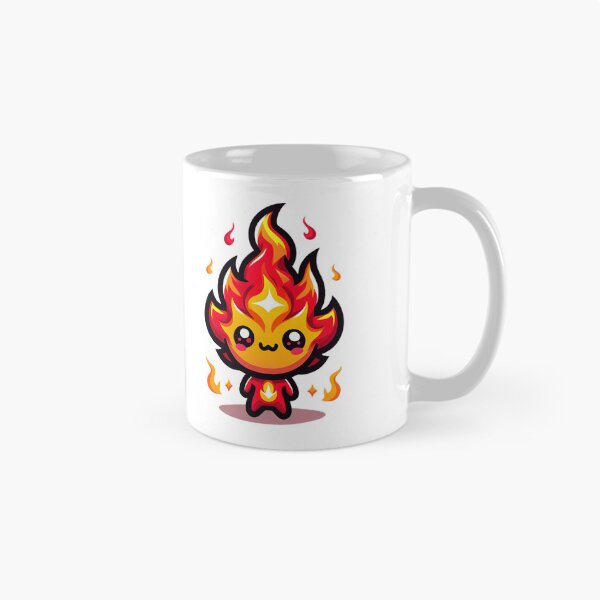 Item preview, Fire Elemental Chibi Art | Fiery Element Cute Design designed and sold by NipponLifestyle.