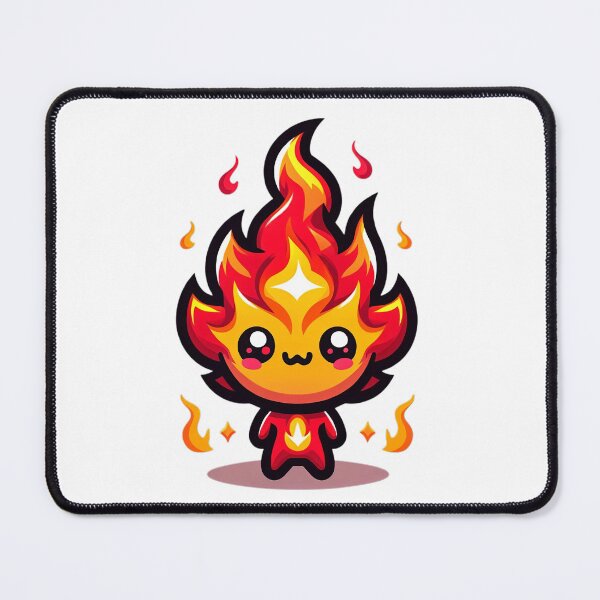 Item preview, Fire Elemental Chibi Art | Fiery Element Cute Design designed and sold by NipponLifestyle.