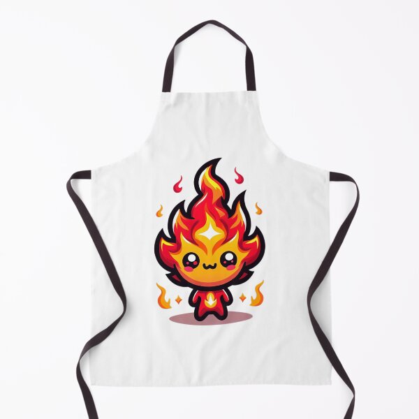 Item preview, Fire Elemental Chibi Art | Fiery Element Cute Design designed and sold by NipponLifestyle.