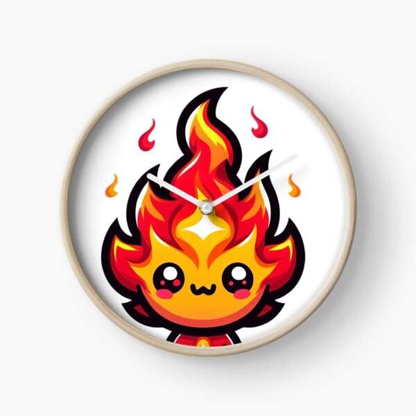Item preview, Fire Elemental Chibi Art | Fiery Element Cute Design designed and sold by NipponLifestyle.