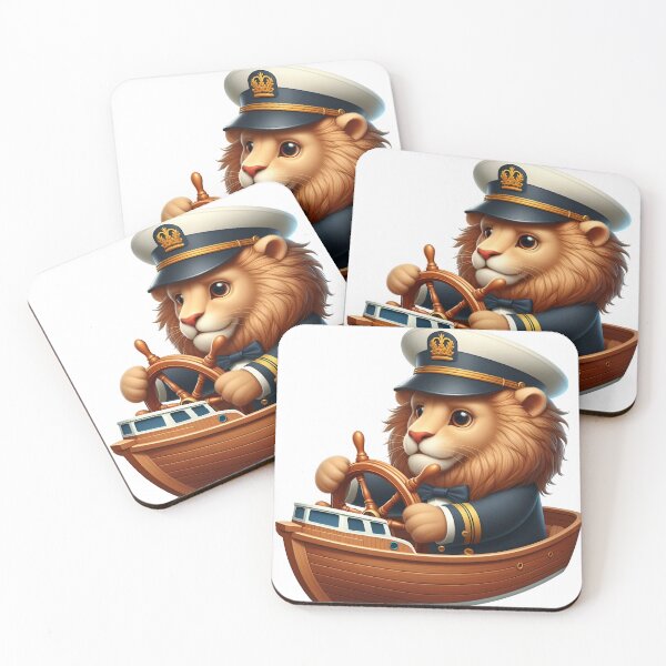 Item preview, Captain Lion Steers the Ship designed and sold by daruneenok.