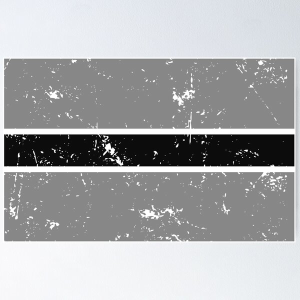 Item preview, Botswana Black and white flag designed and sold by Starstacks.