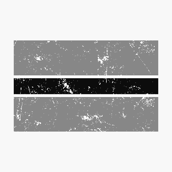 Item preview, Botswana Black and white flag designed and sold by Starstacks.