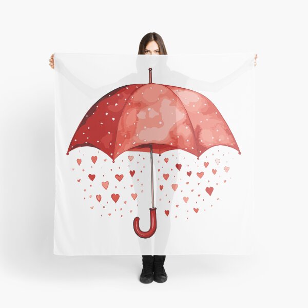 Item preview, Red Umbrella in Love Rain designed and sold by Liededrom..